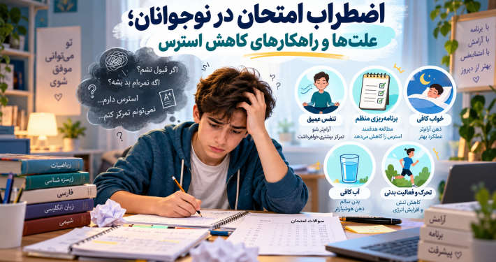 اضطراب امتحان در نوجوانان